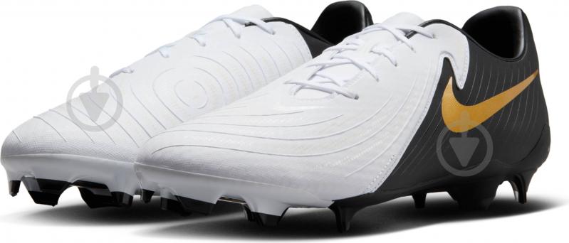 Бутсы Nike PHANTOM GX II ACADEMY FG/MG FD6723-100 р.44 белый - фото 5