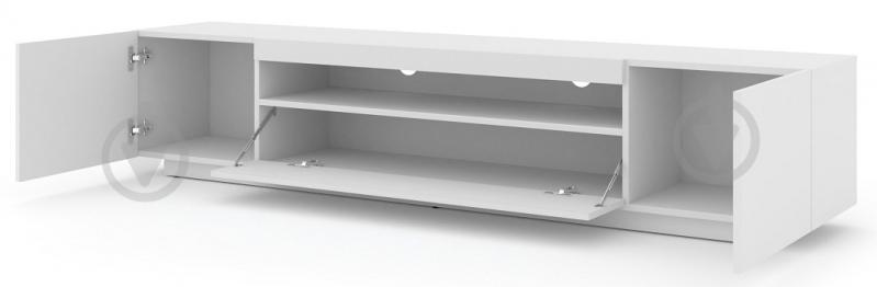 Тумба під ТВ BIM Furniture Aura 3д 2000x420x370 мм білий матовий(TV_STAND_AURA_200_WHITE_MAT) - фото 2 Тумба під ТВ BIM Furniture Aura 3д 2000x420x370 мм білий матовий(TV_STAND_AURA_200_WHITE_MAT) - фото 2