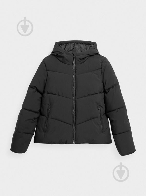 Куртка женская 4F DOWN JACKET F087 4FAW22TDJAF087-20S р.XS черная - фото 1
