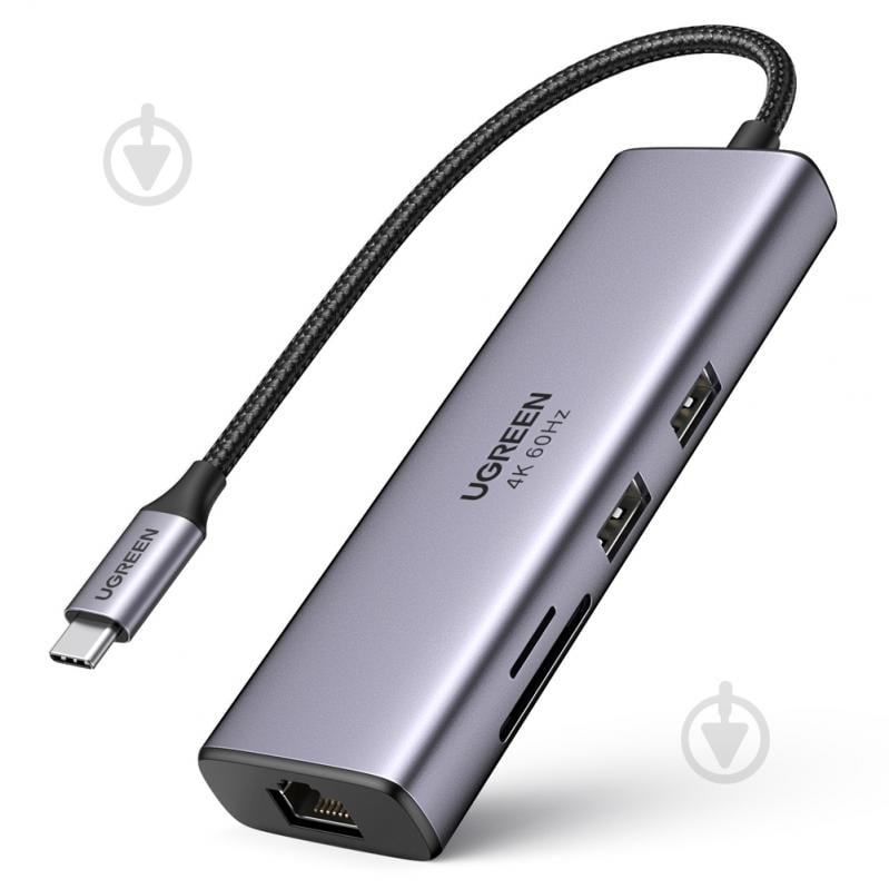 Док-станция UGREEN dark grey (60515) - фото 1