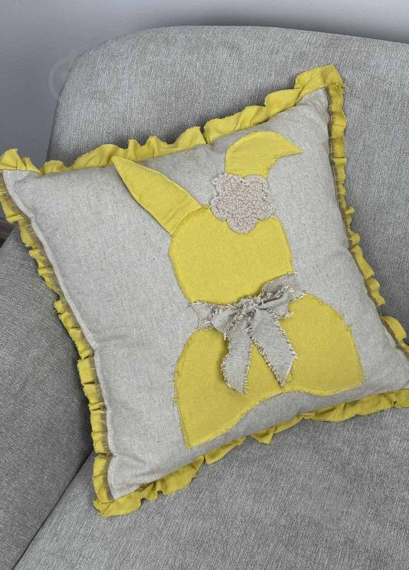 Подушка декоративна Весняна зая 45x45 см Прованс - фото 1 Подушка декоративна Весняна зая 45x45 см Прованс - фото 1