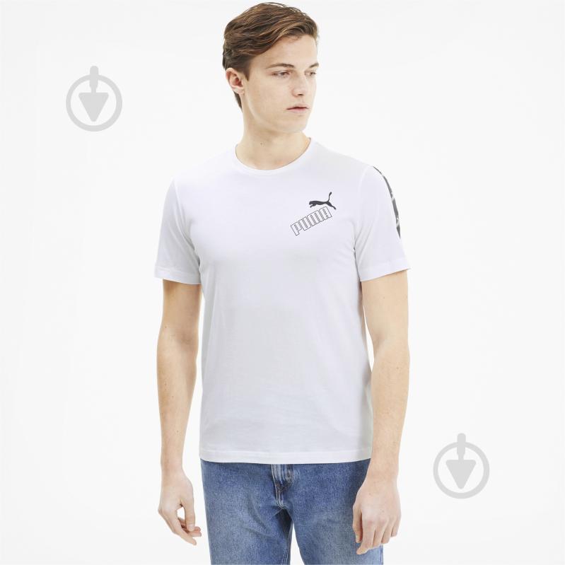 Футболка Puma AMPLIFIED Tee 58351002 р.S белый - фото 1