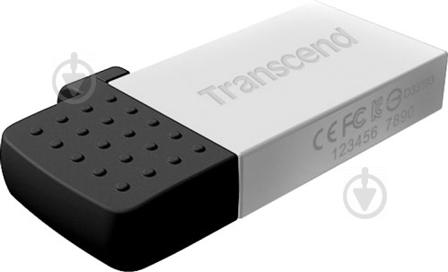 Флеш-пам'ять Transcend JetFlash 380 16 ГБ USB 2.0 / microUSB (OTG) silver (TS16GJF380S) - фото 2