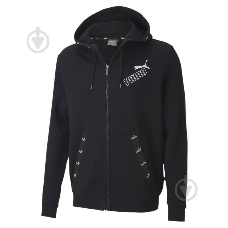 Джемпер Puma AMPLIFIED FZ Hoodie 58352301 р. S черный - фото 2 Джемпер Puma AMPLIFIED FZ Hoodie 58352301 р. S черный - фото 2