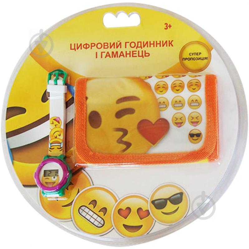 Часы цифровые с кошельком TBL Emojis EMJ30658 - фото 1