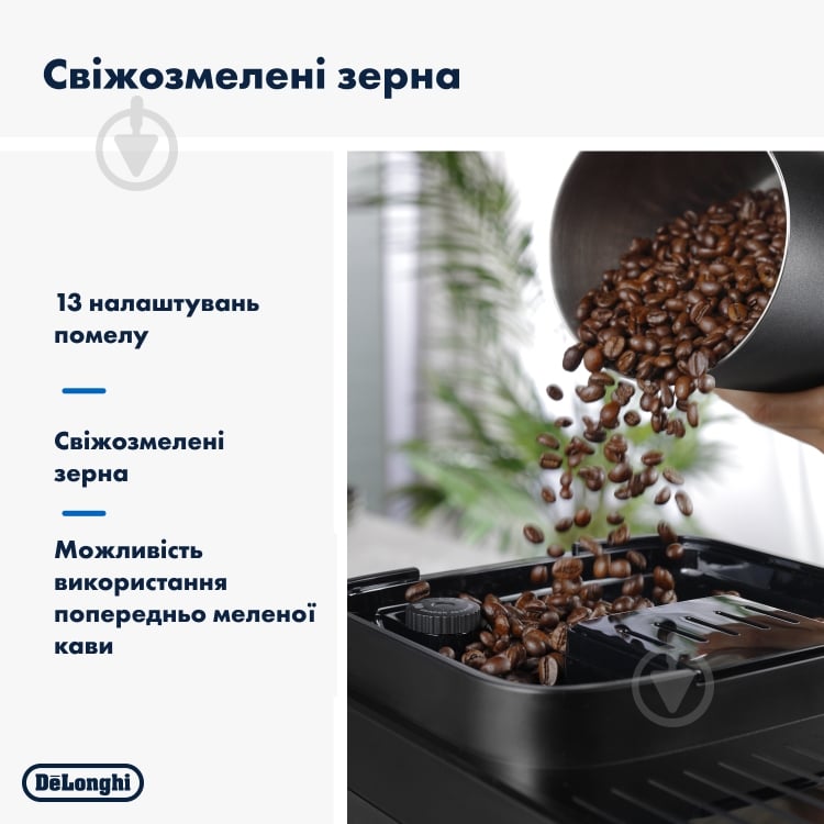 Кофемашина Delonghi ECAM320.60.B Magnifica Plus - фото 3