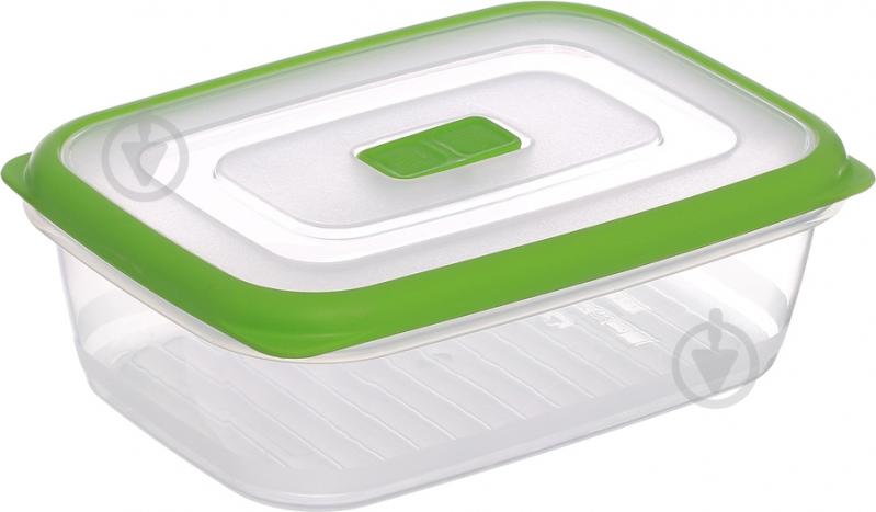 Контейнер с крышкой Gondol Plastic Green 1 л - фото 1 Контейнер с крышкой Gondol Plastic Green 1 л - фото 1