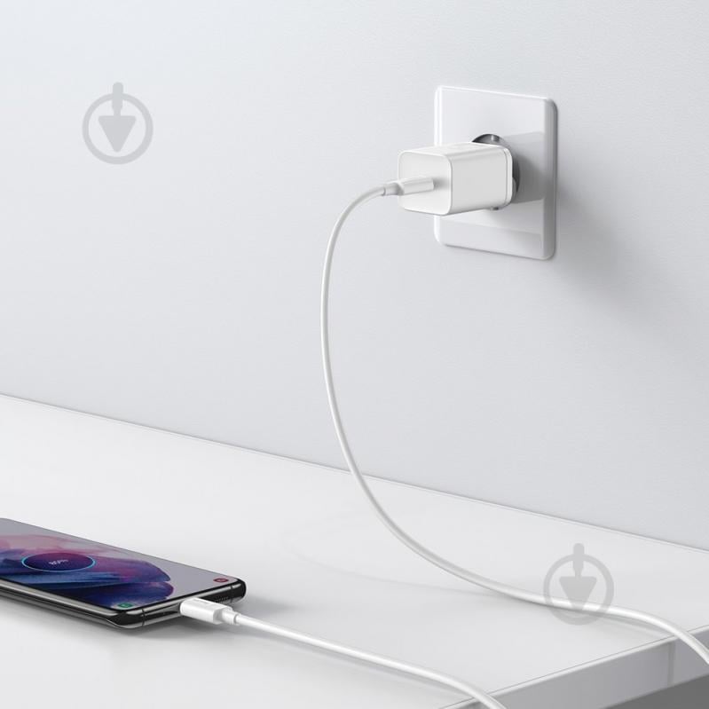 Сетевое зарядное устройство BASEUS Super Si Quick Charger 1C 25W EU White - фото 11