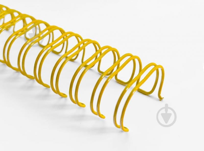 Пружина для брошурування DA (3/1) 14,3 мм жовтий 100 шт. 1220202140241 - фото 1