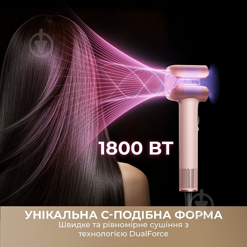 Фен MOVA Aero C Mist Pink (AMSU10-PK) - фото 2