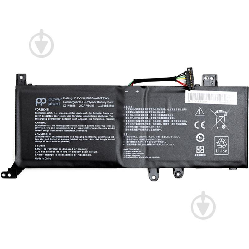 Акумулятор для ноутбука PowerPlant NB431397 7,7 V 3800 mAh для Asus VivoBook 14 A412FA (C21N1818 - фото 1