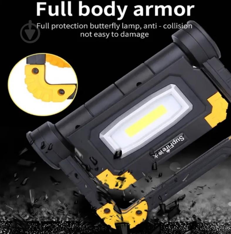 Фонарь прожекторный SuperFire 1000 Lm черный G7 - фото 4 Фонарь прожекторный SuperFire 1000 Lm черный G7 - фото 4