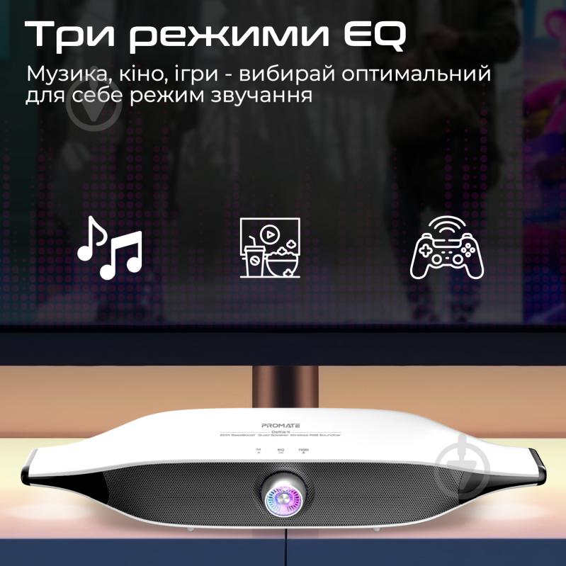 Саундбар Promate Delta-X 20W white (delta-x.white) - фото 5