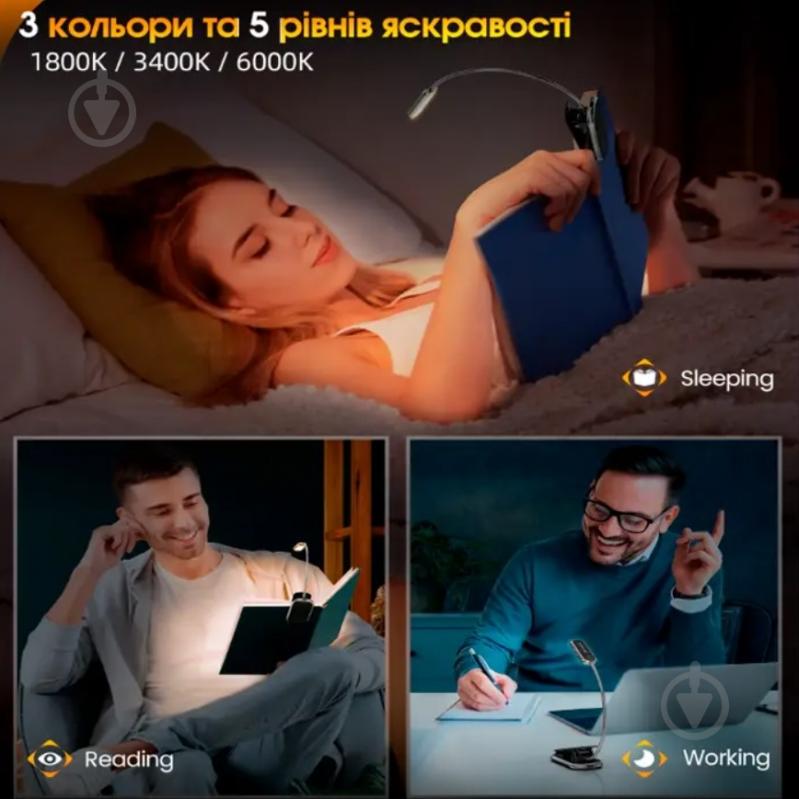 Лампа светодиодная GLOCUSENT grey GL020 - фото 4