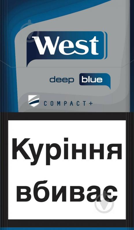 Сигареты West Deep Blue Compaсt + (4030600208144) - фото 1