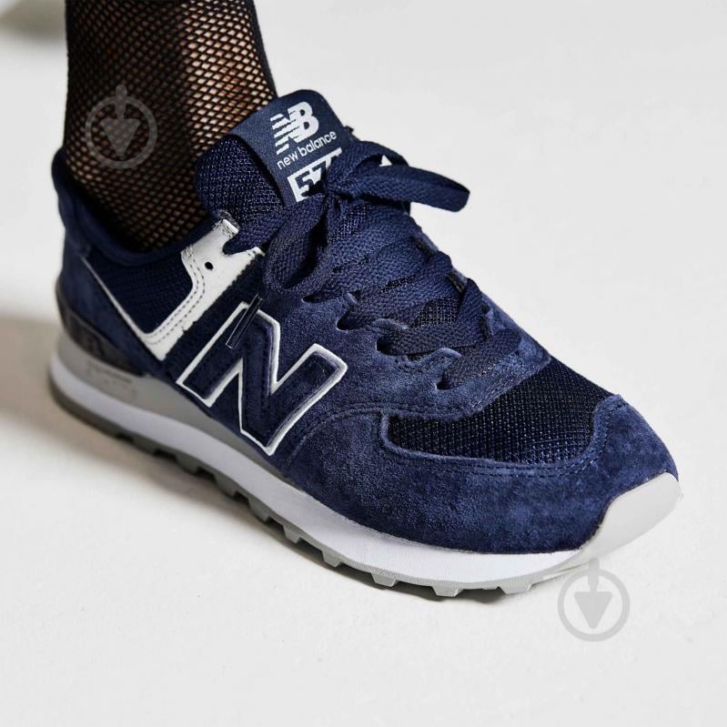 Кроссовки женские демисезонные New Balance WL574EY р.37,5 синие - фото 6