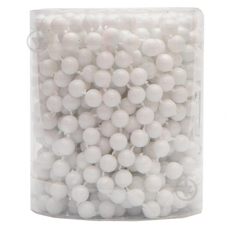 Бусы для елки Девилон 250515 6мм 6 м белый - фото 2 Бусы для елки Девилон 250515 6мм 6 м белый - фото 2