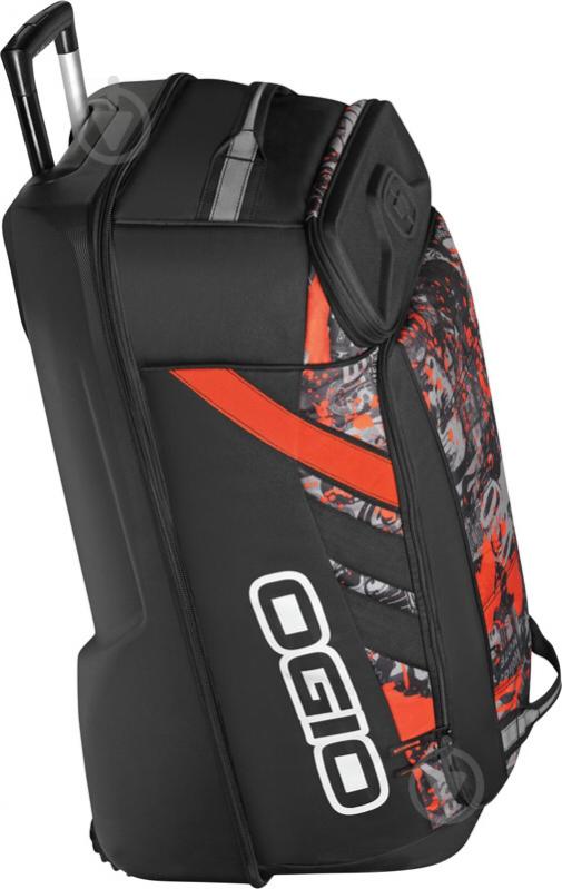 Сумка дорожня на колесах Ogio Adrenaline Wheeled Bag Rock & Roll 108 л чорний - фото 1