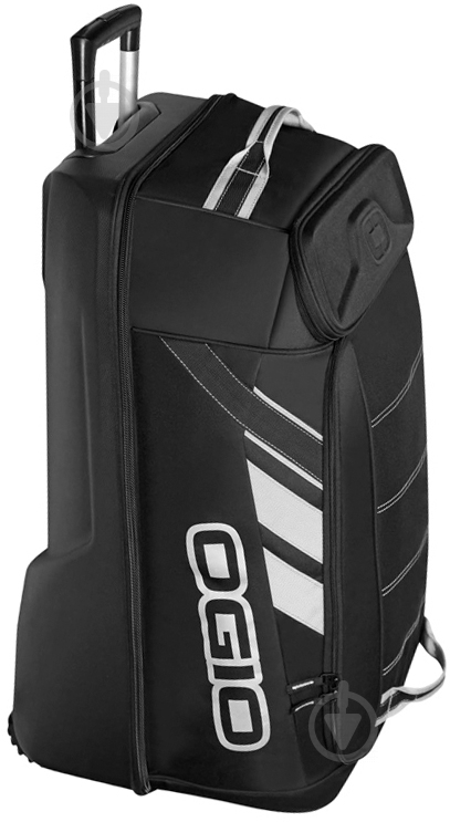 Сумка дорожная на колесах Ogio Adrenaline Wheeled Bag Stealth 108 л черный с белым - фото 1