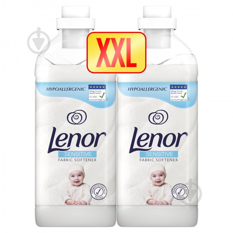 Кондиціонер-ополіскувач Lenor Дитячий 2 шт. x 1,36 л - фото 1