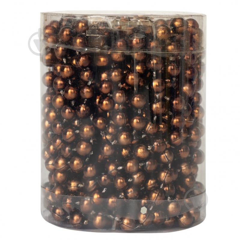 Бусы для елки Девилон 250560 6 мм 6 м в ассортименте - фото 1 Бусы для елки Девилон 250560 6 мм 6 м в ассортименте - фото 1