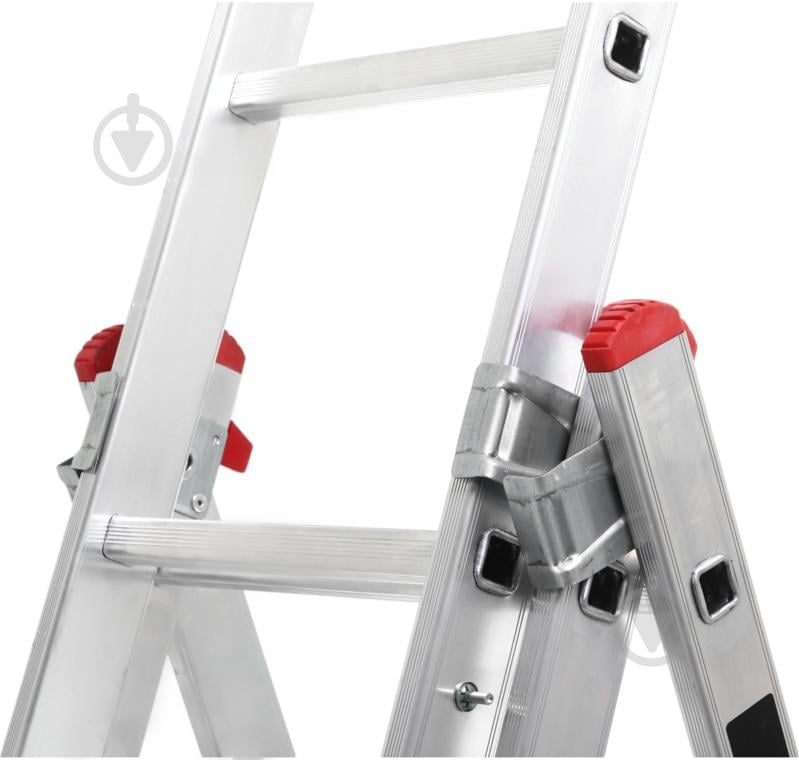 Лестница 3-секционная универсальная BauGut Meister 3T 3х11 (90221488) - фото 4