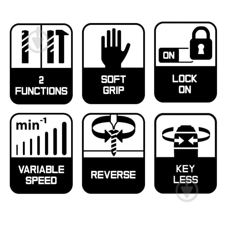 Дриль ударний Compass DL1802 - фото 2