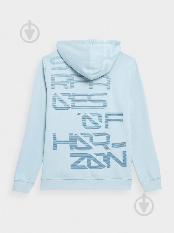 Джемпер 4F SWEATSHIRT M493 4FAW22TSWSM493-34S р. M голубой - фото 2