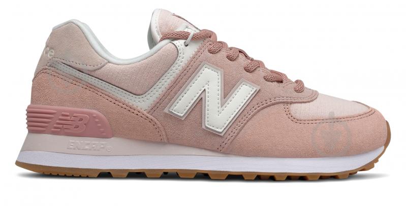 Кросівки жіночі демісезонні New Balance WL574SAZ р.40,5 рожеві - фото 1