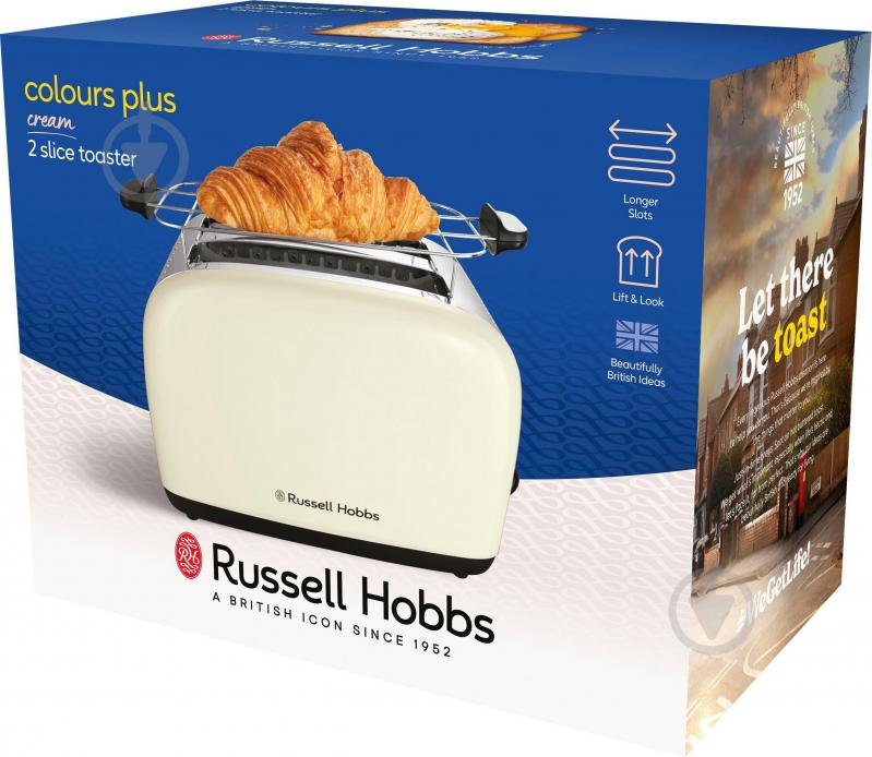 Тостер Russell Hobbs Colours Plus Beige 26551-56 - фото 14