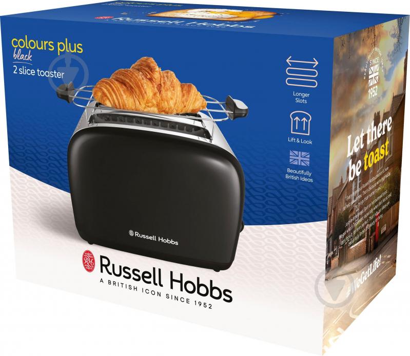 Тостер Russell Hobbs Colours Plus Black 26550-56 - фото 8