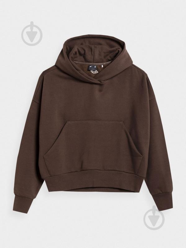 Джемпер 4F SWEATSHIRT F419 4FAW22TSWSF419-80S р.M коричневий - фото 1 Джемпер 4F SWEATSHIRT F419 4FAW22TSWSF419-80S р.M коричневий - фото 1