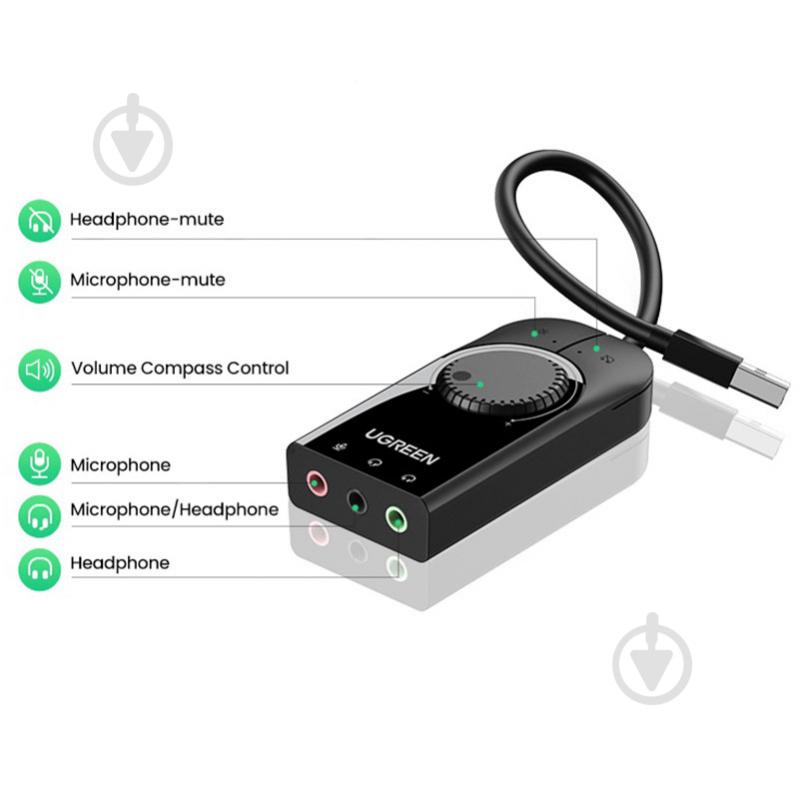 Звукова карта UGREEN 40964 - фото 2