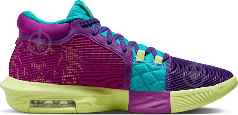 Кроссовки мужские демисезонные Nike LEBRON WITNESS VIII FB2239-500 р.47 разноцветные - фото 2