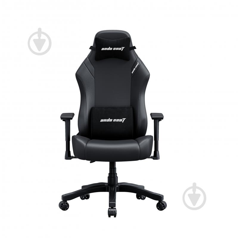 Кресло игровое Anda Seat Luna Size L Black PV/C (AD18-44-B-PV/C) черный - фото 1