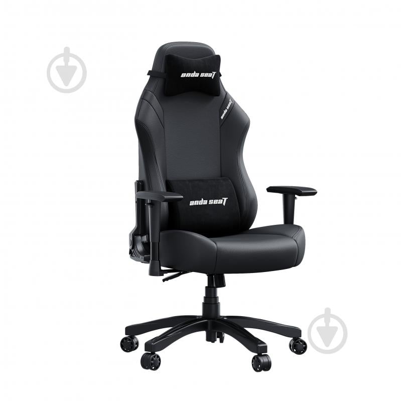 Кресло игровое Anda Seat Luna Size L Black PV/C (AD18-44-B-PV/C) черный - фото 3