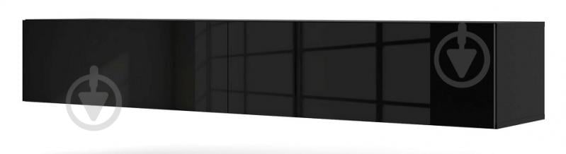 Тумба под ТВ BIM Furniture Bingo 2д 1800x300x400 мм черный матовый/черный глянец (BINGO_180_HIGH GLOSS (MOQ 30) - фото 1 Тумба под ТВ BIM Furniture Bingo 2д 1800x300x400 мм черный матовый/черный глянец (BINGO_180_HIGH GLOSS (MOQ 30) - фото 1