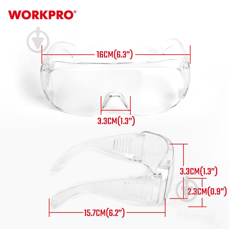 Очки защитные WORKPRO WP372000 - фото 5