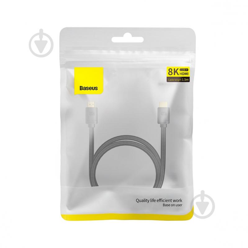 Кабель BASEUS 1,5 м черный (WKGQ040101) - фото 5