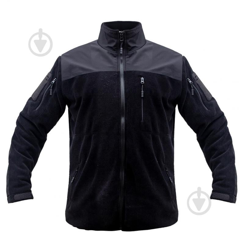 Кофта Expert ® тактическая флисовая с подкладкой, р. М [1149] Combat Black - фото 1