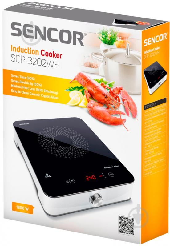 Плита индукционная настольная Sencor SCP 3202WH - фото 6 Плита индукционная настольная Sencor SCP 3202WH - фото 6