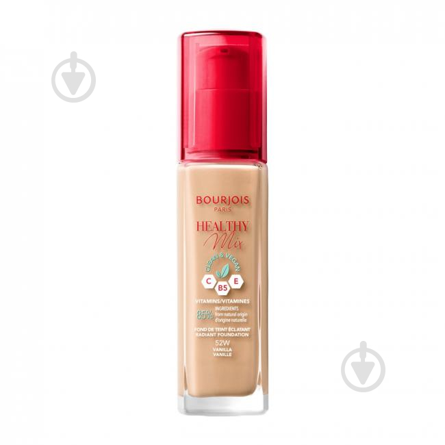 Тональная основа Bourjois HEALTHY MIX (52) Vanilla 30 мл - фото 1