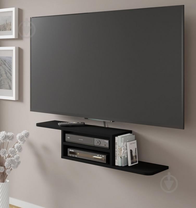 Тумба под ТВ BIM Furniture Dedal 900x200x220 мм черный матовый(DEDAL_TV_STAND_90_BLACK_MAT) - фото 4 Тумба под ТВ BIM Furniture Dedal 900x200x220 мм черный матовый(DEDAL_TV_STAND_90_BLACK_MAT) - фото 4