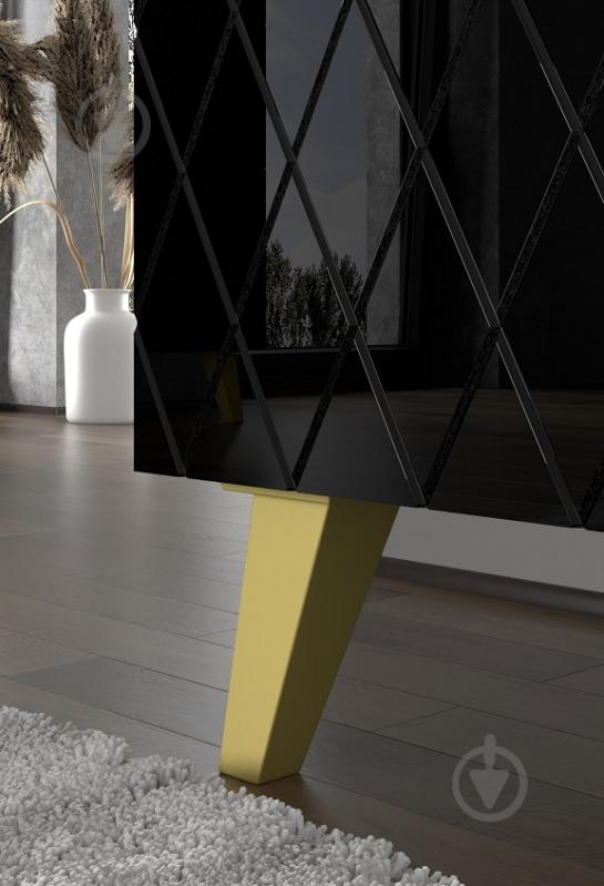 Тумба під ТВ BIM Furniture Diuna HG 1450x620x420 мм золотий/чорний матовий (DIUNA_RTV_145_3D1K_BM_BG_GL) - фото 7 Тумба під ТВ BIM Furniture Diuna HG 1450x620x420 мм золотий/чорний матовий (DIUNA_RTV_145_3D1K_BM_BG_GL) - фото 7