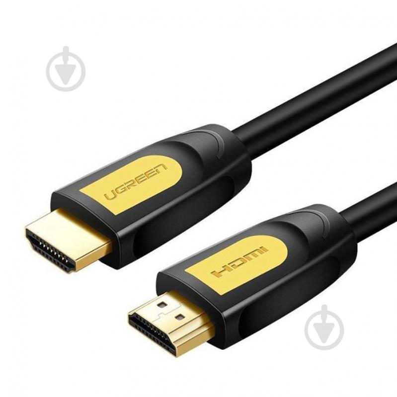 Кабель UGREEN 5 м черный с желтым (10167) - фото 1