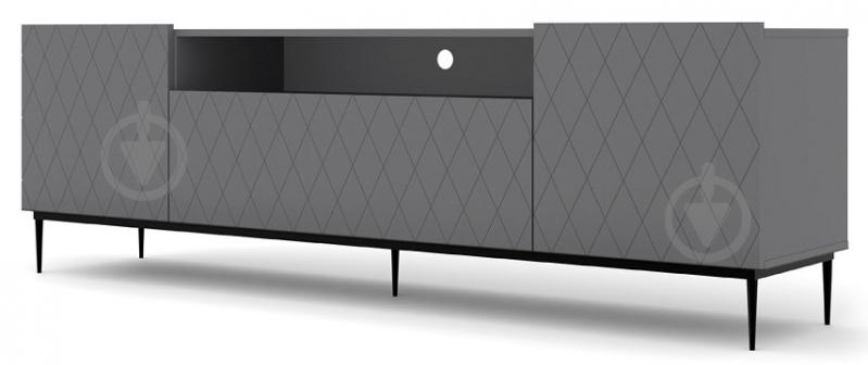Тумба под ТВ BIM Furniture Diuna 1930x600x400 мм черный/графит матовый (DIUNA_RTV2D1K_193_GRAPHITE_MAT) - фото 1 Тумба под ТВ BIM Furniture Diuna 1930x600x400 мм черный/графит матовый (DIUNA_RTV2D1K_193_GRAPHITE_MAT) - фото 1