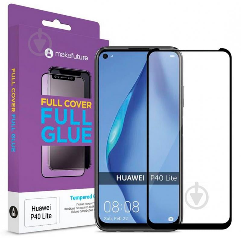 Защитное стекло MakeFuture Full Cover Full Glue для Huawei P40 Lite (MGF-HUP40L) - фото 1