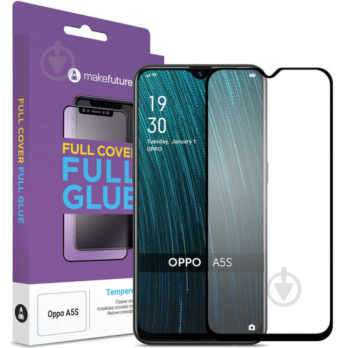 Захисне скло MakeFuture Full Cover Full Glue для Oppo A5s (MGF-OPA5S) - фото 1