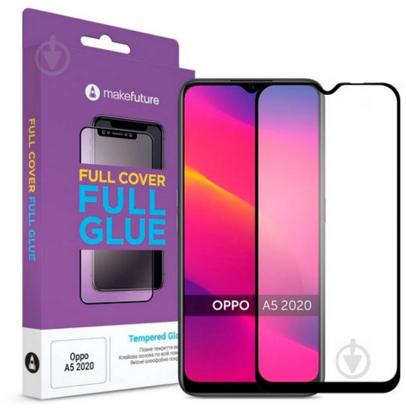 Захисне скло MakeFuture Full Cover Full Glue для Oppo A5 2020 (MGF-OPA520) - фото 1