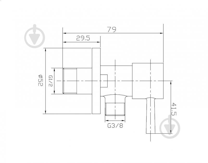 Кран Mixxen 1/2х3/8(М10) н-н (цанга) MXD-0802 - фото 2